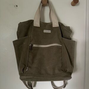 Birdling canvas backpack